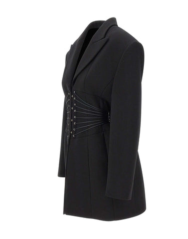 NISSA Blazer strutturato con lacci BLACK Donna 