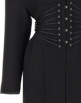NISSA Blazer strutturato con lacci BLACK Donna 