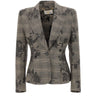 NISSA Blazer con pinces GREY Donna 