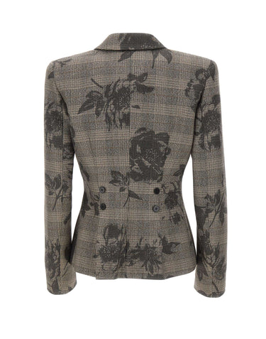 NISSA Blazer con pinces GREY Donna 
