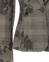 NISSA Blazer con pinces GREY Donna 