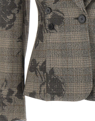 NISSA Blazer con pinces GREY Donna 