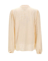 NISSA Blusa in viscosa stampata BEIGE Donna 