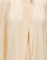NISSA Blusa in viscosa stampata BEIGE Donna 