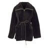 NOVELLE Pelliccia "Petty Short" BROWN Donna 