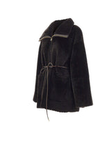 NOVELLE Pelliccia "Petty Short" BROWN Donna 