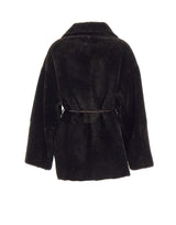 NOVELLE Pelliccia "Petty Short" BROWN Donna 