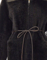 NOVELLE Pelliccia "Petty Short" BROWN Donna 