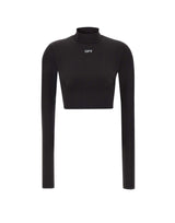 Top "Off Stamp Sec Skin Crop" 2FB00628T W003 OFF-WHITE 
