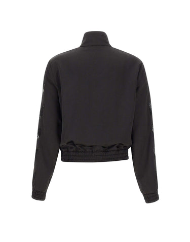 OFF-WHITE Giacca in raso con pizzo BLACK Donna 