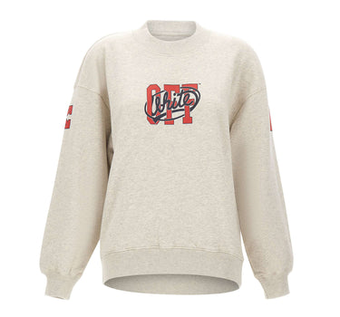 OFF-WHITE Felpa "Off College" GREY Donna 
