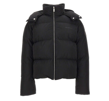 OFF-WHITE Piumino modello crop BLACK Donna 
