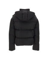 OFF-WHITE Piumino modello crop BLACK Donna 