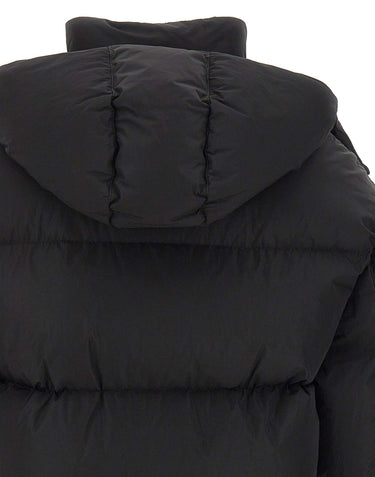 OFF-WHITE Piumino modello crop BLACK Donna 