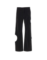 OFF-WHITE Pantaloni "Meteor" BLACK Donna 
