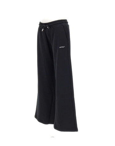 OFF-WHITE Pantaloni da tuta "Bookish" BLACK Donna 