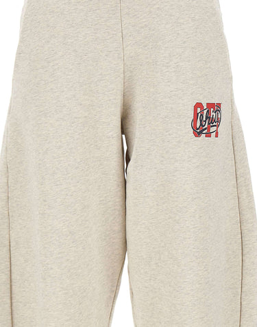 OFF-WHITE Pantaloni da tuta "Off College" GREY Donna 