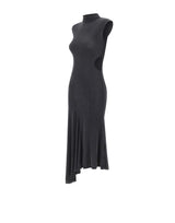 OFF-WHITE Abito "Cupro Rib Meteor" BLACK Donna 