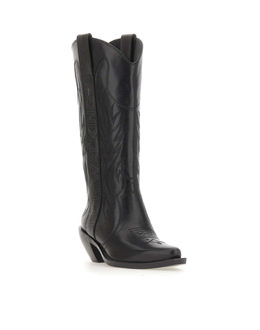OFF-WHITE Stivali "Santiago" BLACK Donna 