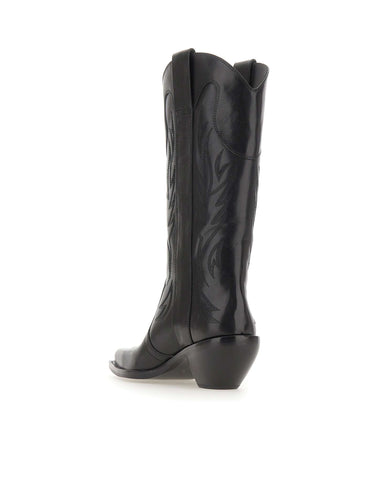 OFF-WHITE Stivali "Santiago" BLACK Donna 