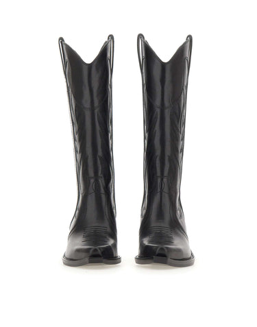 OFF-WHITE Stivali "Santiago" BLACK Donna 