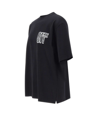 OFF-WHITE T-shirt "Motion Arrow Skate" BLACK Uomo 
