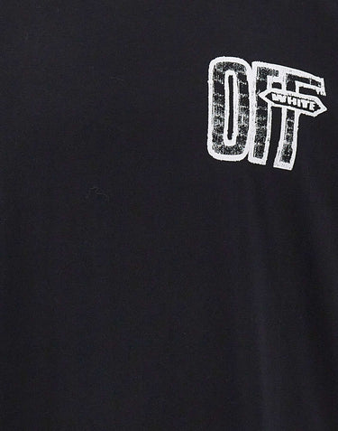 OFF-WHITE T-shirt "Motion Arrow Skate" BLACK Uomo 
