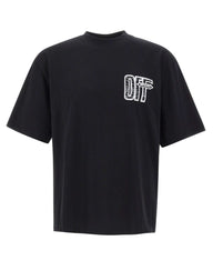 OFF-WHITE T-shirt "Motion Arrow Skate" BLACK Uomo 