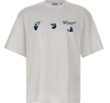 OFF-WHITE T-shirt "Bacco Arrow Skate" WHITE Uomo 