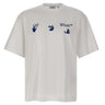 OFF-WHITE T-shirt "Bacco Arrow Skate" WHITE Uomo 