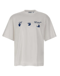 OFF-WHITE T-shirt "Bacco Arrow Skate" WHITE Uomo 
