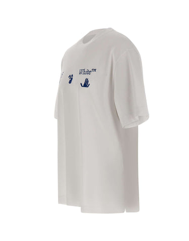 OFF-WHITE T-shirt "Bacco Arrow Skate" WHITE Uomo 