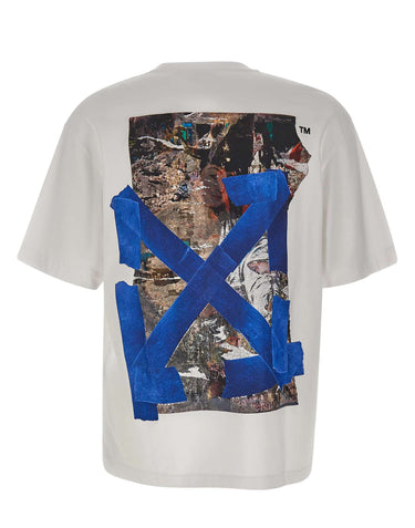OFF-WHITE T-shirt "Bacco Arrow Skate" WHITE Uomo 