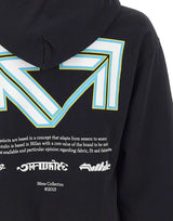 OFF-WHITE Felpa "Industrial Half Arrow" BLACK Uomo 