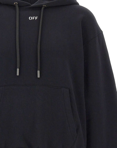 OFF-WHITE Felpa "Industrial Half Arrow" BLACK Uomo 