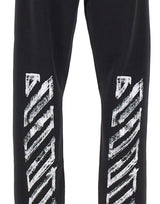 OFF-WHITE Pantaloni di tuta "Motion Arrow Cuffed" BLACK Uomo 