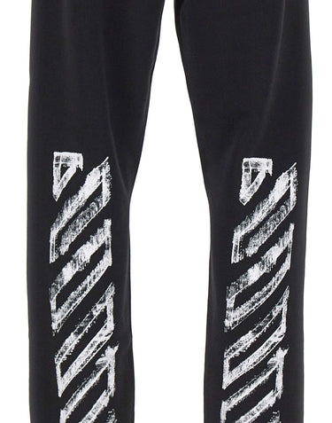 OFF-WHITE Pantaloni di tuta "Motion Arrow Cuffed" BLACK Uomo 