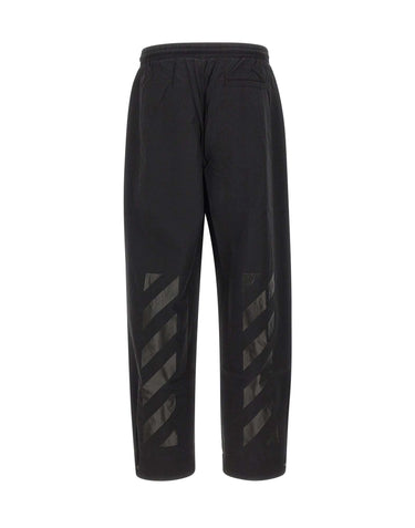 OFF-WHITE Pantaloni "Glossy Arrow" BLACK Uomo 