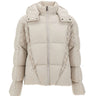 OFF-WHITE Piumino "Bookish Racing" GREY Uomo 