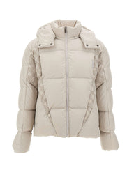 OFF-WHITE Piumino "Bookish Racing" GREY Uomo 