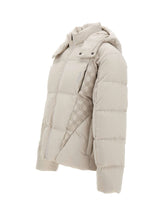 OFF-WHITE Piumino "Bookish Racing" GREY Uomo 