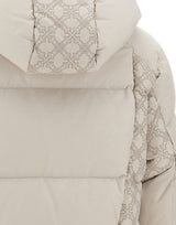 OFF-WHITE Piumino "Bookish Racing" GREY Uomo 