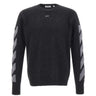 OFF-WHITE Maglia "Diag Fuzzy" GREY Uomo 