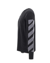 OFF-WHITE Maglia "Diag Fuzzy" GREY Uomo 