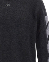 OFF-WHITE Maglia "Diag Fuzzy" GREY Uomo 