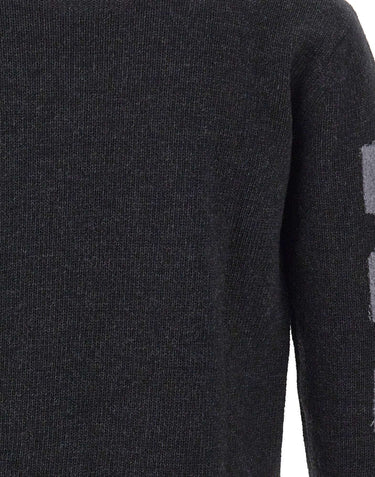 OFF-WHITE Maglia "Diag Fuzzy" GREY Uomo 