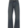 OFF-WHITE Jeans "Arrow Monogram" BLUE Uomo 