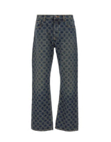 OFF-WHITE Jeans "Arrow Monogram" BLUE Uomo 