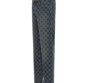 OFF-WHITE Jeans "Arrow Monogram" BLUE Uomo 