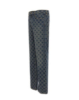 OFF-WHITE Jeans "Arrow Monogram" BLUE Uomo 
